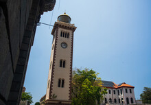 Lighthouse Clock Tower In Colombo, Sri Lanka