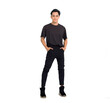 © Tom Wang - Full length portrait of man standing of  front  on white background