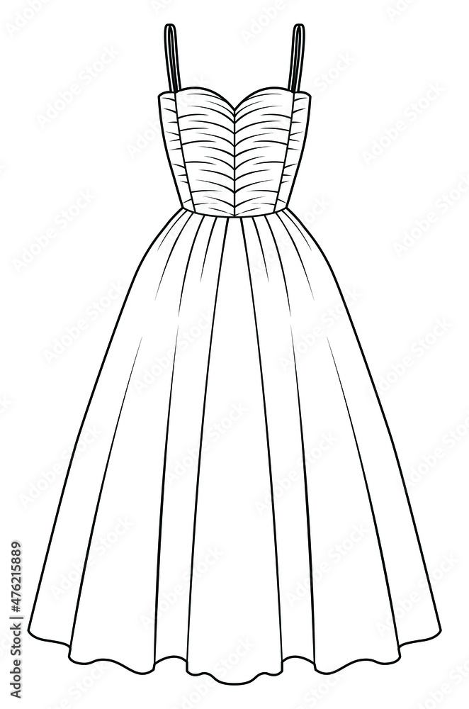 dinner dress drawing How to Draw a Dress ( Evening Gown ) #howto #howtodraw #howtotiktok #howtomake #drawing #draw #drawingtutorial #tutorial #fyp #foryou #foryoupage #how