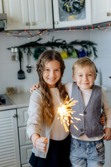 Wall Mural - family new year