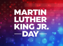 Martin Luther King Jr. Day Abstract Patriotic Background. United States Patriotism Backdrop