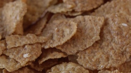 Canvas Print - The footage oat flakes as a morning breakfast