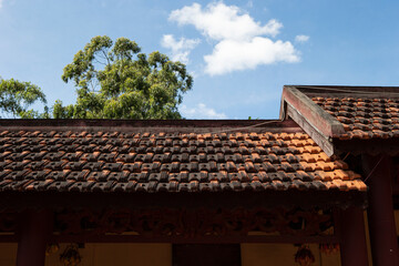 Wall Mural - the roof of the temple