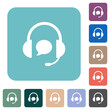 © botond1977 - Call center with chat bubble solid rounded square flat icons