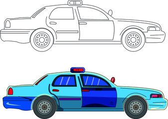 Wall Mural - illustration of a car