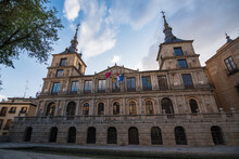 View Of The Beautiful Toledo's City Hall Building By The Afternoon - Toledo, Spain