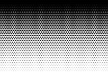 Halftone Seamless Pattern. Dot Background. Gradient Faded Dots. Half Tone Texture. Gradation Patern. Black Color Circle Isolated On White Backdrop For Overlay Effect. Geometric Bg. Vector Illustration