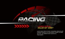Racing Poster Creative Vector, Banner Poster