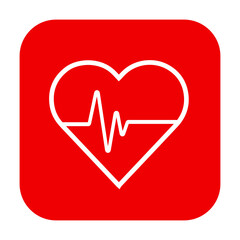 Canvas Print - heart cpr medical icon vector design	