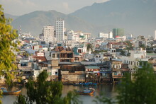 Nha Trang City, The Harbour, Cai River And Tran Phu Bridge