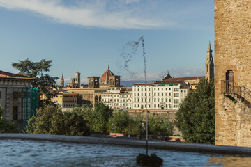 Wall Mural - City break in Italy, in the city of Florence in autumn