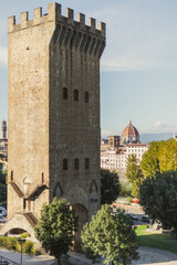 Wall Mural - City break in Italy, in the city of Florence in autumn