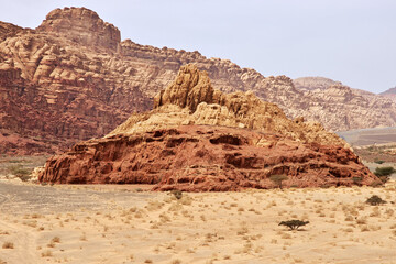 Sticker - Wadi Disah, Al Shaq canyon, Saudi Arabia