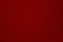 Red Wool Fabric With Abstract Pattern For Texture Background