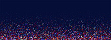 Abstract Colorful Glitters Banner Background