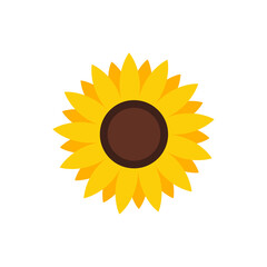 Wall Mural - sunflower logo icon design template vector