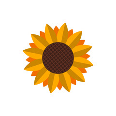 Wall Mural - sunflower logo icon design template vector