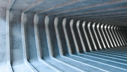 Wall Mural - abstract concrete interior