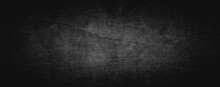 Dark Black Grey Abstract Concrete Wall Texture Background, Grunge Background.