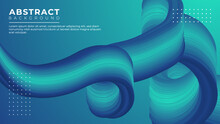 3D Fluid Abstract Vector Trendy Modern Blend Background Illustration.