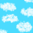 background blue sky with air clouds