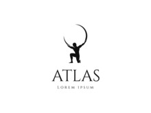 Atlas Logo Design. Logo Template