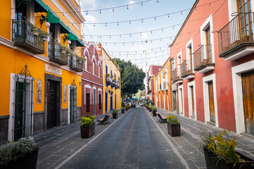 streets of Puebla in December