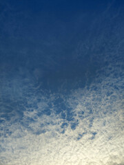 Wall Mural - Photo of clouds and blue sky