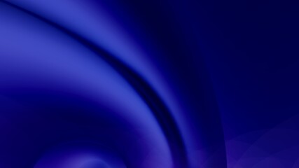 Wall Mural - Abstract background blue smooth surface 3d rendering