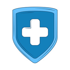 Poster - health medical shield