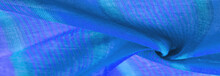 Fabric Blue, With Purple Stripes, This Is A Bold And Bright Fabric For Your Projects. Soft Plains In A Wide Variety Of Colors. Texture, Background