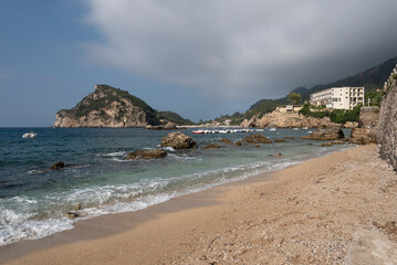 Wall Mural - Coast of the island of Greece.