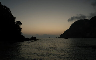 Poster - Morning on the island of Greece.