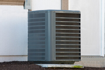 Wall Mural - air conditioner near the new house