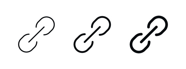 Leinwandbilder - Link icon, internet url symbol connect button	
