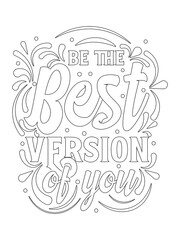 motivational Quotes coloring page .love Quotes coloring page.