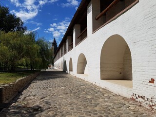 Wall Mural - Walls and towers of a medieval fortress