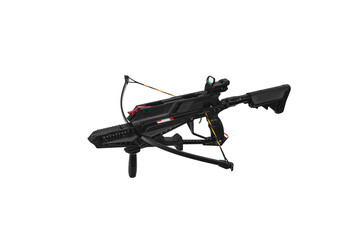 Wall Mural - Modern crossbow. Quiet weapon for hunting, sports and recreation. Isolate on a white back