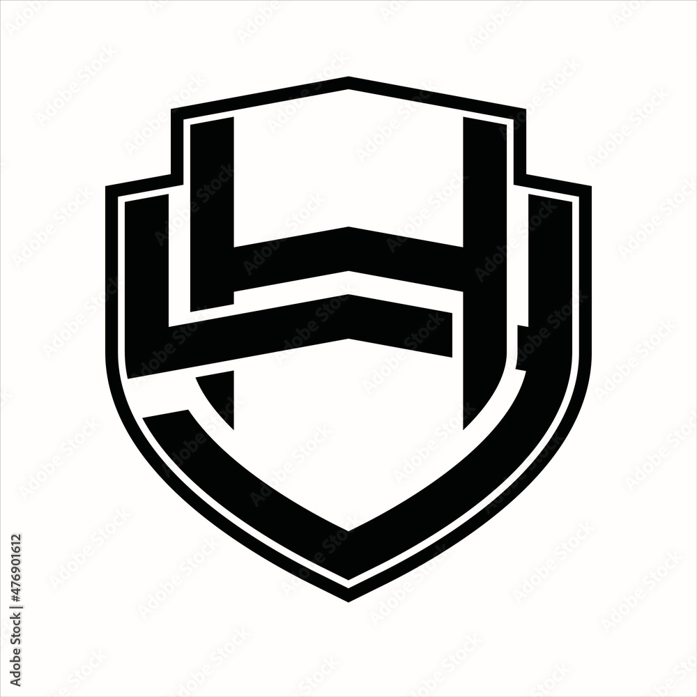 HY Logo monogram vintage design template Stock Vector | Adobe Stock