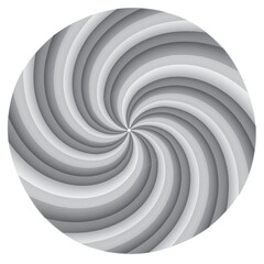 Sticker - Abstract paint spiral design elrment with Stripes