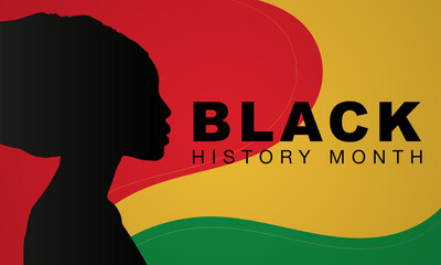 Black History Month Celebration Vector Template Design Illustration