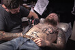 © Mr. Prof - Professional tattoo artist shows tattoo paint