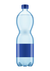 Poster - Plastic Water Bottle Composition