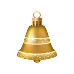 Wall Mural - Golden Bell Ornament Composition