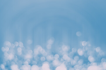 Wall Mural - defocused lights with motion blur on blue background