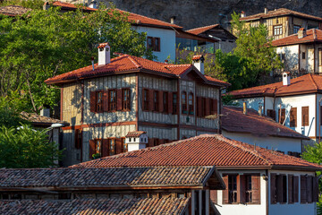 Traditional ottoman houses in Safranbolu, Turkey. Safranbolu is under protection of UNESCO World Heritage Site