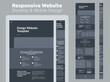 © Gooder - Website design dark mode. Responsive desktop and mobile wireframe. Landing page template.