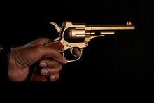 Weapon Pistol Or Gun In A Hand - Crime Scene, Killing Concept
