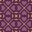 Seamless knitting pattern in magenta and beige colors, vector pattern as a fabric texture