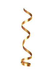 Wall Mural - Golden Hanging Ribbon Composition